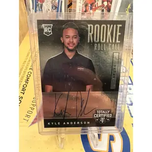 Kyle Anderson RC卡面簽球員卡