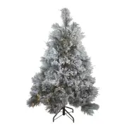Northlight 4.5' LED Black Spruce Artificial Christmas Tree - Clear Lights