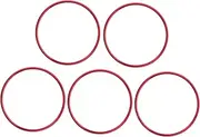 MAGICLULU 5Pcs Car Air Conditioner Vent Ring Durable Aluminum Alloy Air Vent Cover Easy to Install Enhances Vehicle Appearance Resistant