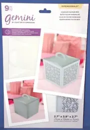 Gemini Handled Favour Box Die & Box Stencil Dimensionals by Crafters Companion