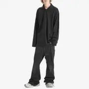 Balenciaga Black Denim Layered Jeans