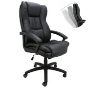 Ergonomic Office Chair Computer Executive Chairs Recliner PU Leather Work Seat