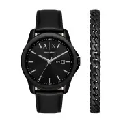Armani Exchange Banks AX7147SET Black Men's Watch Gift Set
