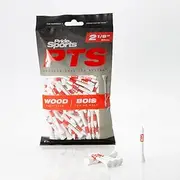 Pride Professional Tee System Shortee Tee, 2-1/8 Inch-120 Count (Red on White)
