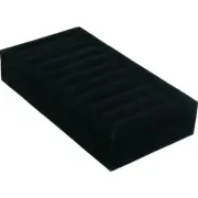 Black Velvet Bangle Bracelet Watch Insert Jewelry Display Tray 7 1/2" x 4 1/8"