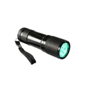 Flashlight LED Torch - 9 x Green LED | High Intensity | Batteries not Included