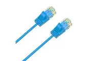 Cruxtec Ultra-Thin CAT6A U/UTP Ethernet Cable Blue 1m (RF6A-010-BL)
