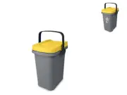 Waste Bin Ecosystem 7 Liters With Handle Yellow Stefanplast
