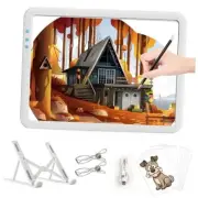 Rechargeable A4 Light Pad, Cordless Tracing Light Box Super Bright A4＋Stand