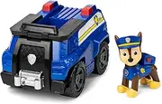 PAW Patrol, Chase’s Patrol Cruiser Vehicle with Collectible Figure, for Kids Aged 3 and Up