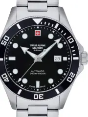 Swiss Alpine Military 7095.2137 Diver Automatic Mens Watch 44mm 30ATM
