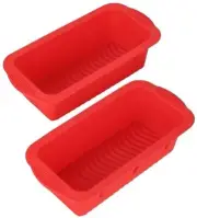 Silicone Bread & Loaf Pan Mould | Fruit Cake, Pastry Making Pan (Random Colour)