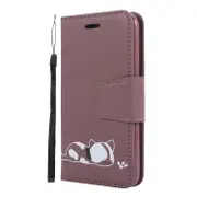 Embroidered Kitten Horizontal Flip Leather Case With Holder and Card Slots and Wallet For Iphone 6