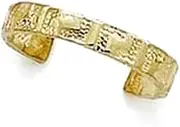 [JewelryWeb] 14k Yellow Gold Greek Key toe ring-toe ring for Women