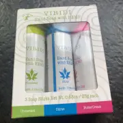 Viridi Travel Soap Sticks Moisturizing Hemp Soap Buttercream, Citrus, Unscented