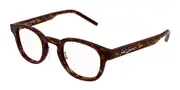 Saint Laurent SL 630/J Asian Fit 002 Men's Glasses Tortoiseshell Size 46 - Private Health Rebate - Blue Light Block Available