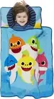 Baby Shark Toddler Nap Mat Blanket Pillow Sleeping Bag Child Care Blue New