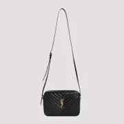 [Saint Laurent] Saint Laurent-Black Calf Leather Lou Bag-Donna OS OS