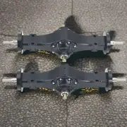Metal Rear/Rear Through Axle for 1/14 Tamiya RC Truck Car Scania 770S BENZ VOLrh