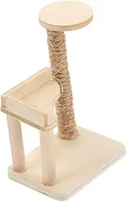 ibasenice Miniature Cat Tree Model Realistic Wood Climbing Tower for Dollhouse Decoration Design for Layout Photography Props Chic Mini House Adornment