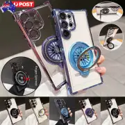 Fidget Spinner Case Magnetic Ring Cover For Samsung S24 S23 S22 S21 A55 A35 A15