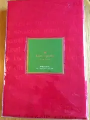 *NEW* Kate Spade All The Trimmings Holiday Tablecloth - 60" x 102" Cranberry Red