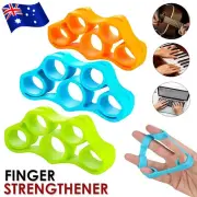 Hand Finger Tension Strength Exerciser Trainer Strengthener Grip Resistance AU