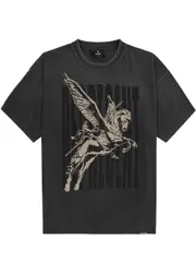 Represent Spirits Mascot Printed Cotton T-shirt - Black S