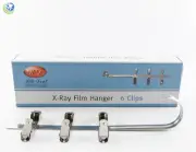 NEW DENTAL X-RAY FILM HANGER 6 CLIPS FOR XRAY FILM DIP TANK DEVELOPER 451-0006