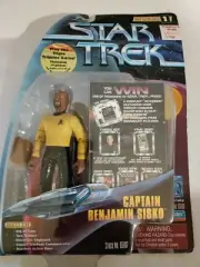 Vintage - Star Trek - Warp Factor - Captain Benjamin Sisko - Action Figure - NEW