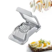 Egg Slicer for Hard Boiled Eggs, Heavy Duty Strawberry Slicer Cutter, Stainle...