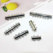 10 Pcs Layered Necklace Spacer Slide Lock Clasp Slide Clasps Bracelets