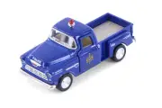 1955 CHEVY STEPSIDE PICKUP TRUCK - POLICE 1/54 DIECAST CAR KINSMART 3002DPR