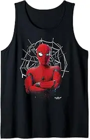 [Marvel] Spider-Man Homecoming Arms Crossed Bust Portrait Tank Top