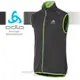 【ODLO】男 Vest logic ZEROWEIGHT 輕量防風背心夾克/保暖背心.軟殼衣_石墨灰_370042