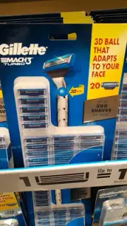 Gillette Mach3 Turbo Cartridges 20 Pack