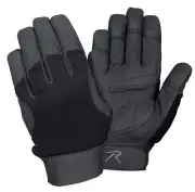 Military Mechanics Glove - Black/Grey - Bikers, Sports, Everyday, Lightweight