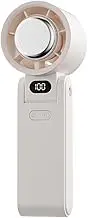 Personal Fans Portable Rechargeable, Camping Fan, Handheld Air Cooler 180 Degree Foldable 100 Speed Adjustable Led Display 3600mAh Battery, Keep Cool for Outdoor Hiking Beach