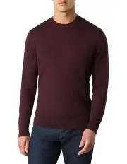 [MJ Bale] Sandringham Ashby Crew Knit in Red