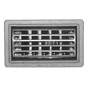 Jayair Louvre Rect Single Vent Black - LV1007