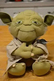 17" Large Yoda Plush Star Wars Stuffed Animal Disney Lucas Film NEW