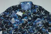Robert Graham Shirt Preston Blue RPP221016CF Classic Fit LS New XX-Large 2XL