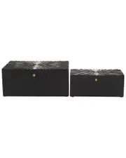 CosmoLiving by Cosmopolitan Set of 2 Decorative Boxes