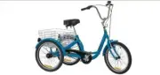 TRIKE 20" 3 Speed (Coaster) NEXUS, 2500 Series (Designed in Australia) BLUE