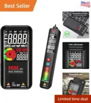 Multimeter & Voltage Tester Kit, Rechargeable Color LCD Digital Voltmeter and...