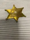 Fallout 4 Sunset Sarsaparilla Metal Replica Deputy Badge Figure Emblem Cosplay