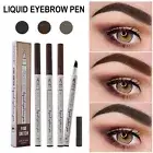 Microblading Tattoo Eyebrow Ink Pen Long Lasting 3D Fork Waterproof Pencil Brow
