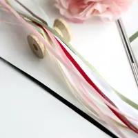 在飛比找ETMall東森購物網優惠-3mm優質彩色雙面緞帶絲帶綢帶玫瑰花材料diy手工娃衣蕾絲花