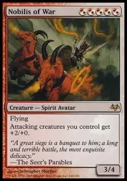 1x Nobilis of War Eventide MtG Magic Hybrid Rare 1 x1 Card Cards