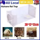 Mouse Bait Control Box Humane Rat Trap Cage Live Animal Catch Pest Rodent Mice